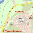 Mapa Nov� Hrady